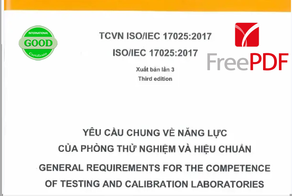 Tiêu chuẩn ISO/IEC 17025:2017 PDF  – Bản Tiếng Việt (Download)
