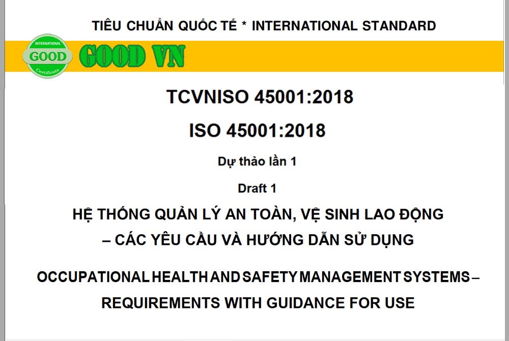 Tiêu chuẩn ISO 45001:2018 PDF – Bản Tiếng Việt (Download)