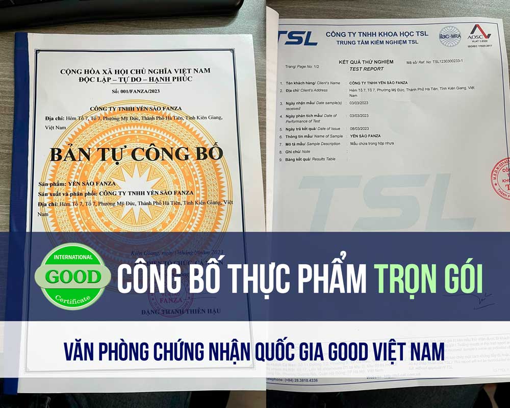 Công bố thực phẩm trọn gói Good Việt Nam