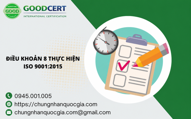 Điều khoản 8 trong tiêu chuẩn ISO 9001