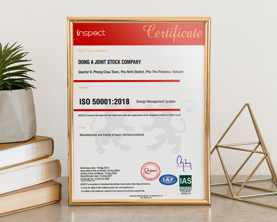 Chứng nhận ISO 50001 hệ thống quản lý năng lượng