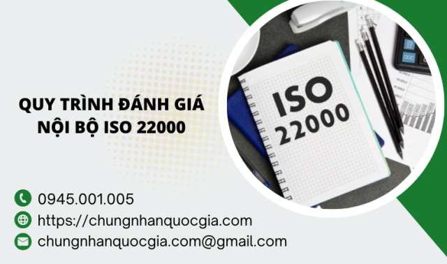 quy trình đánh giá nội bộ iso 22000