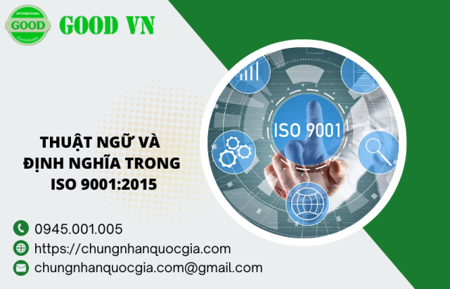 thuật ngữ định nghĩa iso 9001