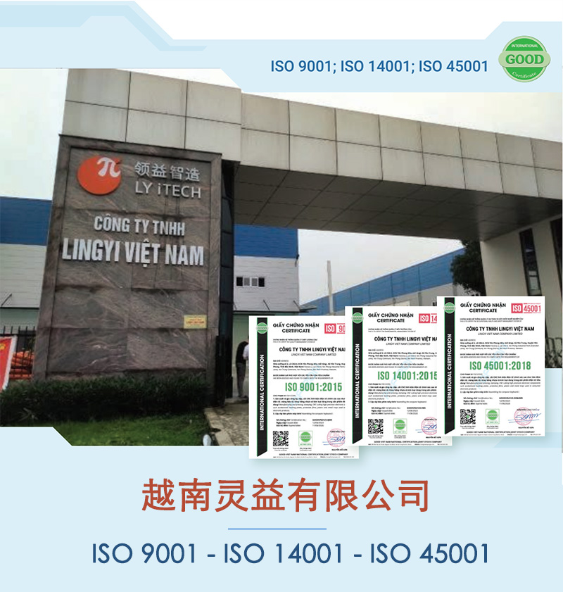 Lingyi good viet nam 9001 14001 45001