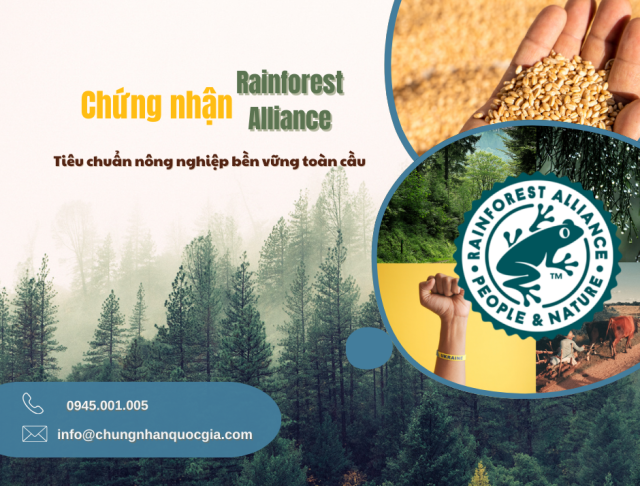 Rainforest Alliance tieu chuan nong nghiep ben vung