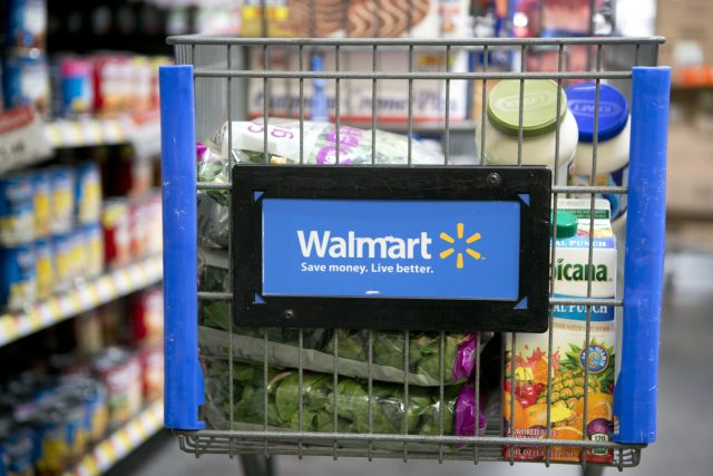 Inside A Wal Mart Store Ahead Off Earns