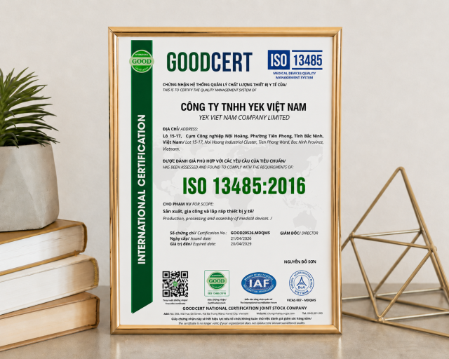 Mẫu giấy chứng nhận ISO 13485 của GOODCERT