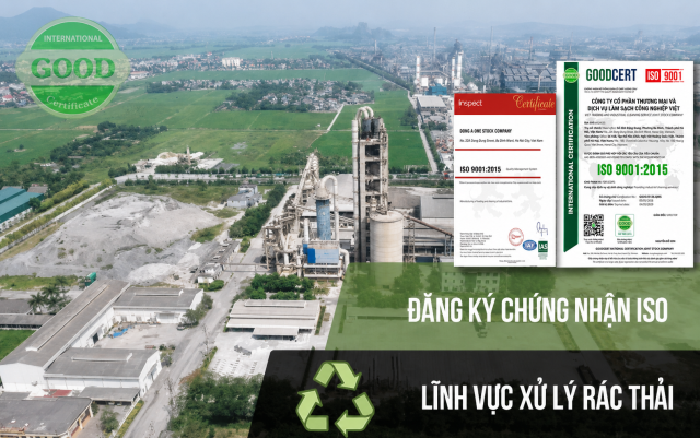 Đăng ký chứng nhận ISO lĩnh vực xử lý rác thải