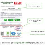 dac diem giay chung nhan iso 14001 hop phap