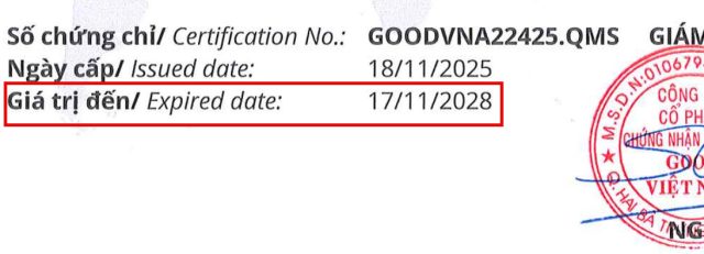 iso 9001 con hieu luc