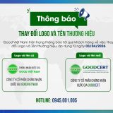 Thông báo đổi tên công ty Goodcert Good Việt Nam