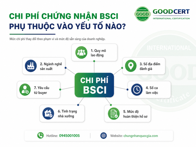 yeu to anh huong chi phi chung nhan bsci